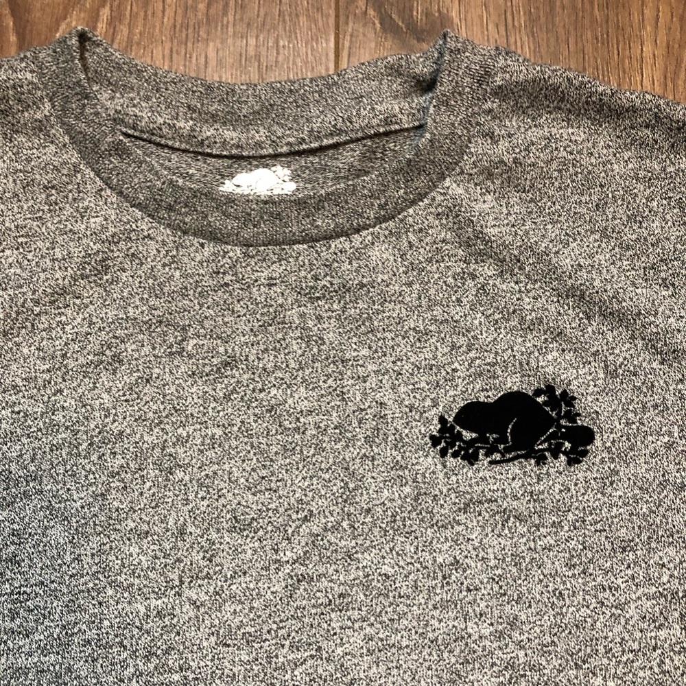 Roots Salt & Pepper Logo Tee
